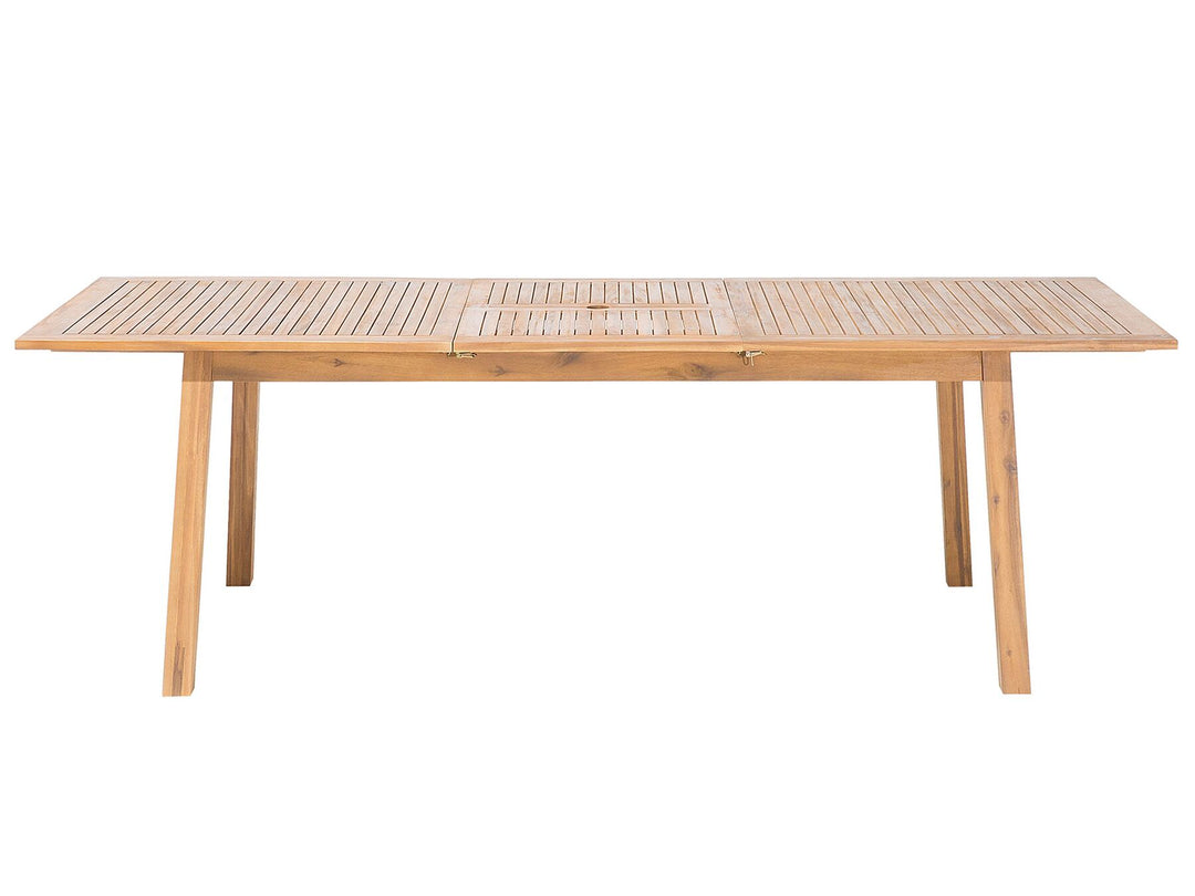 Cesana Garden Dining Set 8 Seater Acacia Wood Light Brown
