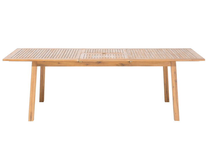 Cesana Garden Dining Set 8 Seater Acacia Wood Light Brown