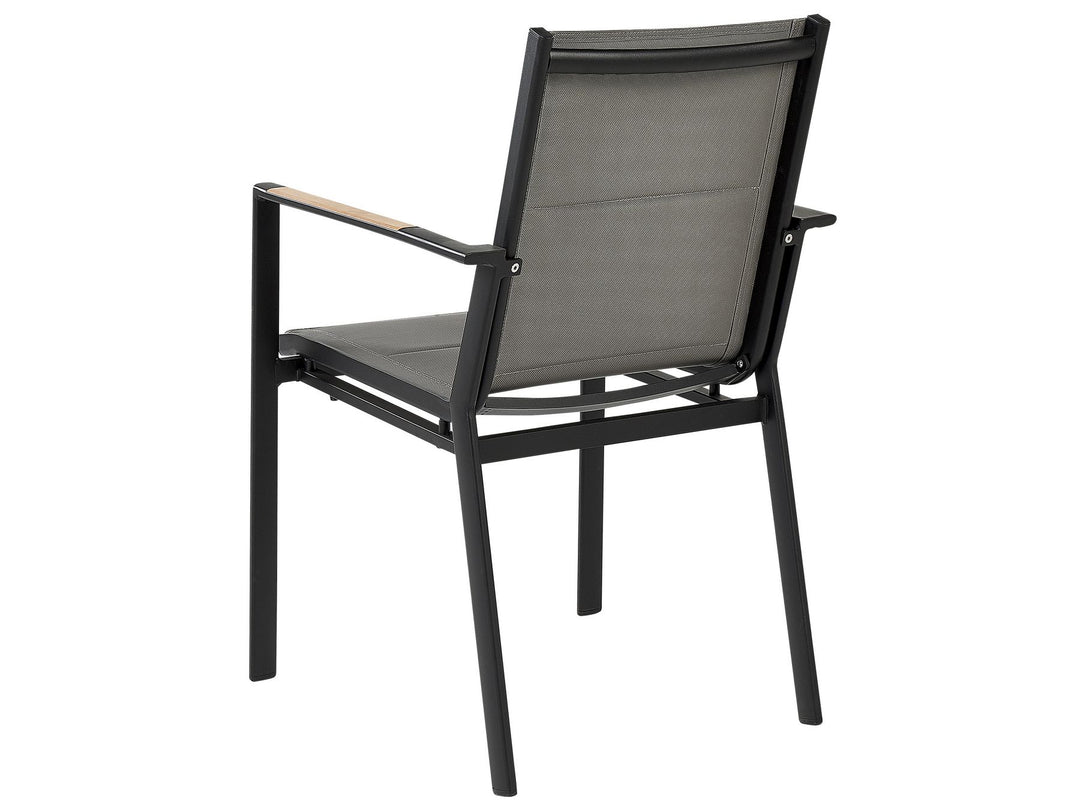 29/08/2025 Valcanetto/Busseto Garden Dining Set 8 Seater Metal Black