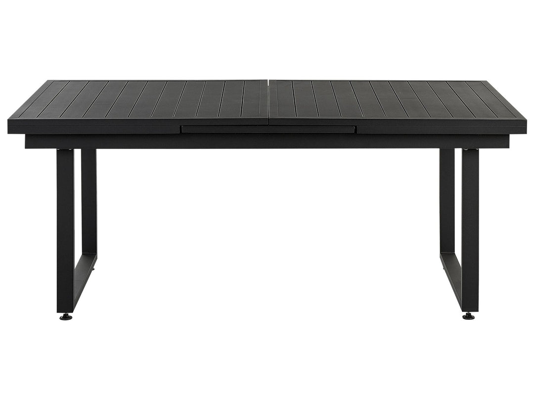 29/08/2025 Valcanetto/Busseto Garden Dining Set 8 Seater Metal Black