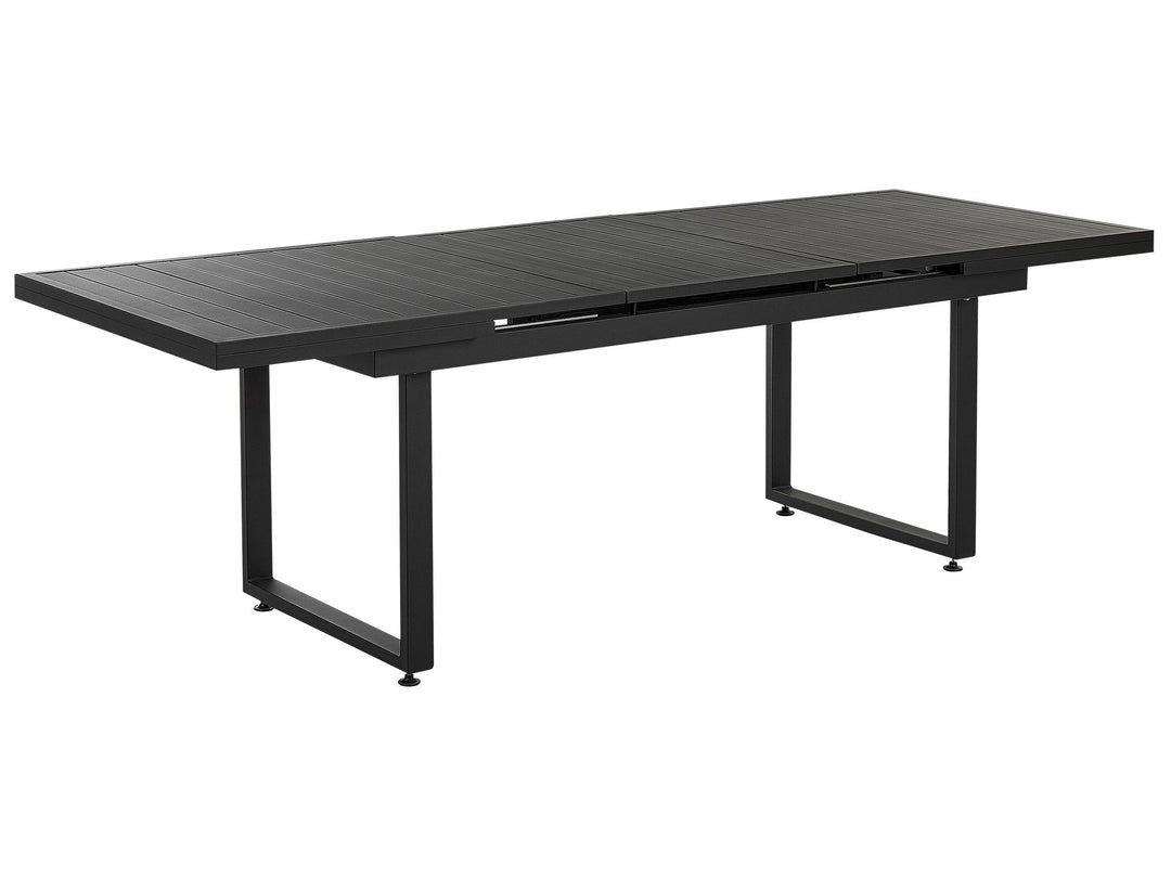 29/08/2025 Valcanetto/Busseto Garden Dining Set 8 Seater Metal Black