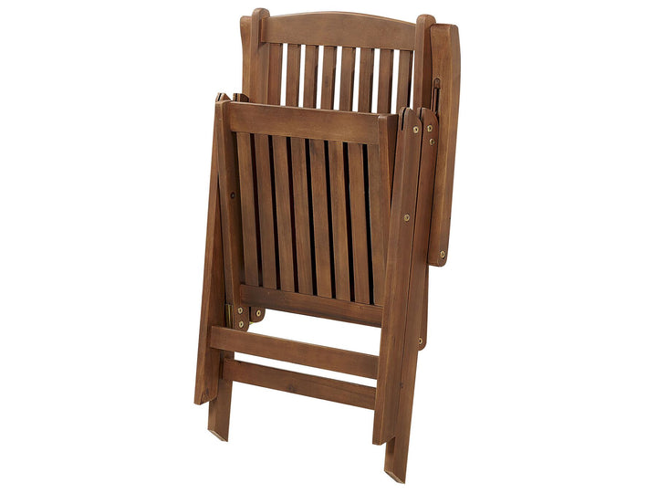 Amantea Garden Dining Set 6 Seater with Cushions Acacia Wood Grey