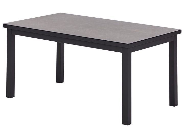 Messina Garden Corner Sofa with Table 5 Seater Left Hand Metal Green