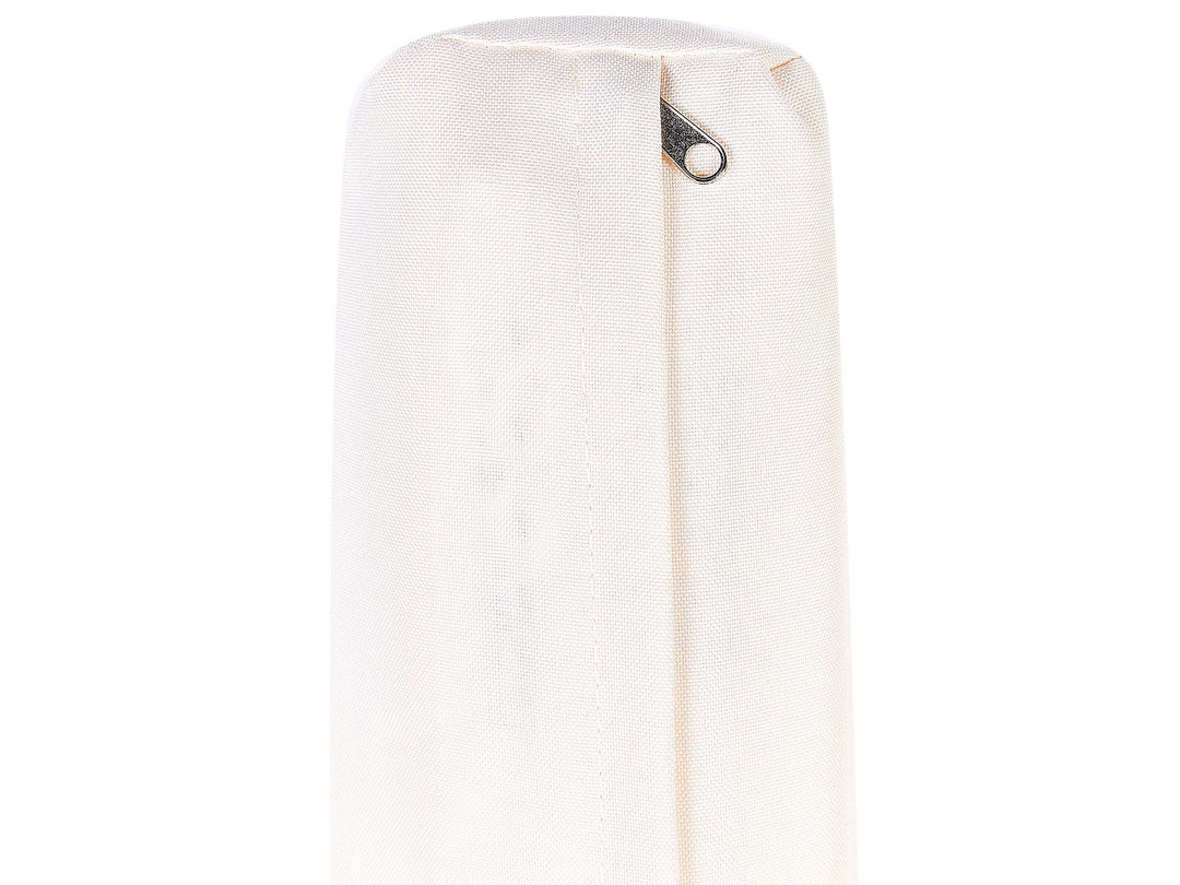 Cerreto Garden Corner Sofa with Table 4 Seater Left Hand Bamboo Wood Off-White