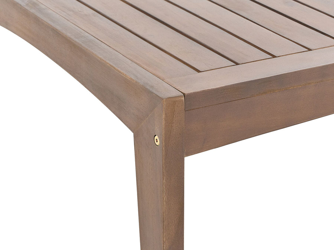 Pataja Garden Lounge Set with Table 7 Seater Acacia Wood Light Brown