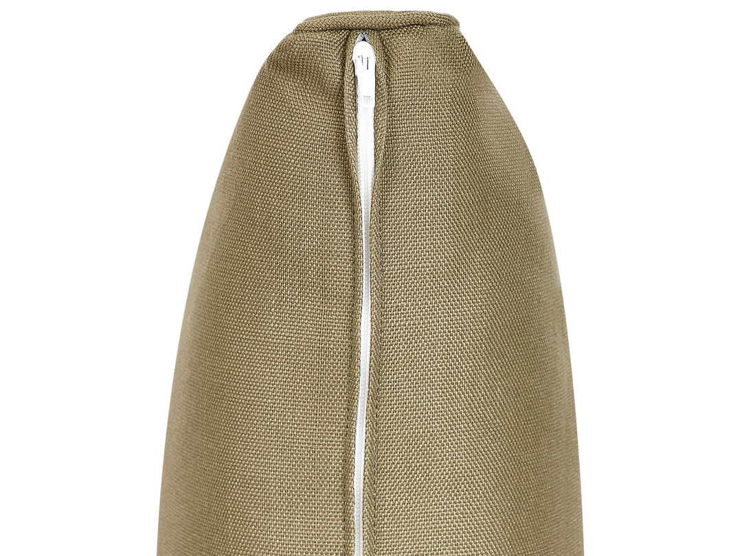 Garden Lounge Set with Table 4 Seater VITTORIA PE Rattan Olive Green