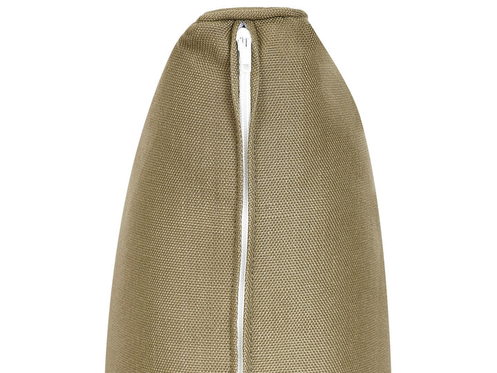 Garden Lounge Set with Table 4 Seater VITTORIA PE Rattan Olive Green