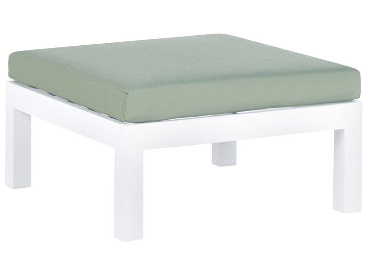 Messina Garden Corner Sofa with Table 5 Seater Left Hand Metal Green