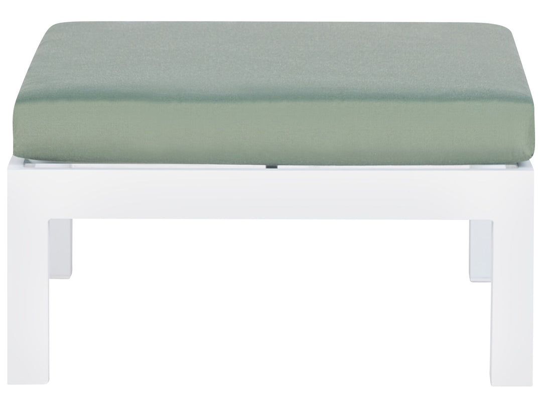 Messina Garden Corner Sofa with Table 5 Seater Left Hand Metal Green