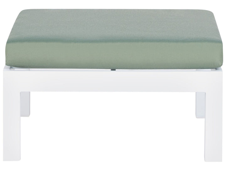 Messina Garden Corner Sofa with Table 5 Seater Left Hand Metal Green