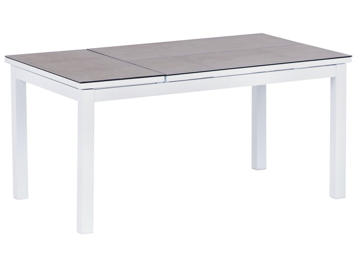 Messina Garden Corner Sofa with Table 5 Seater Left Hand Metal Green