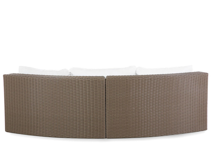 Severo Garden Lounge Set with Table 9 Seater PE Rattan Brown