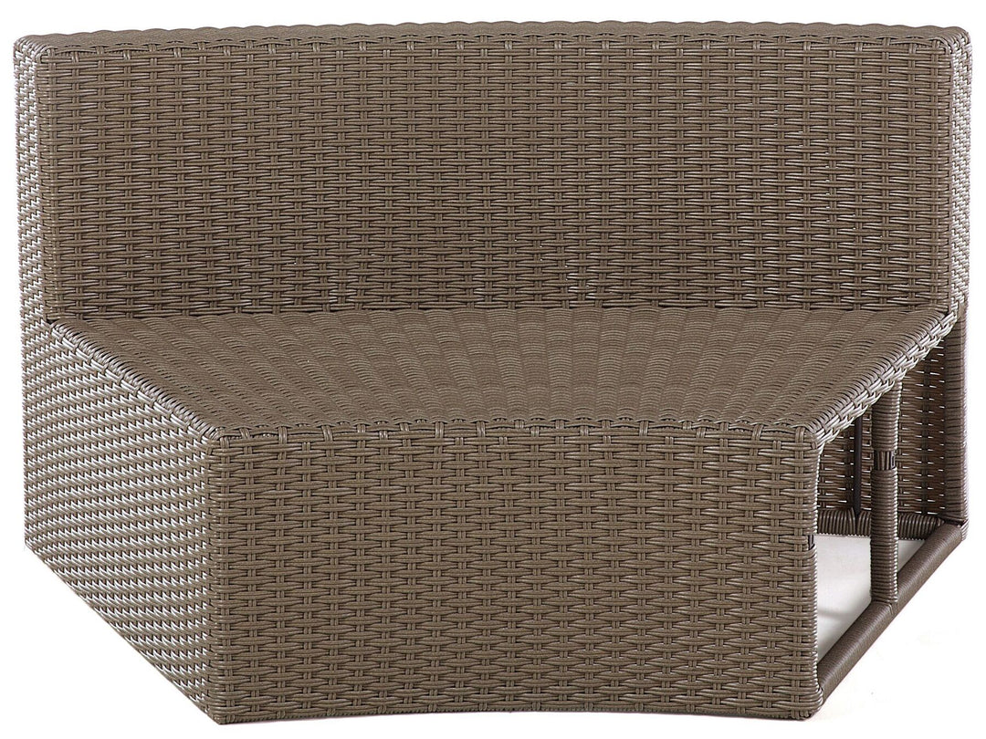 Severo Garden Lounge Set with Table 9 Seater PE Rattan Brown