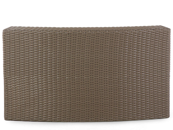Severo Garden Lounge Set with Table 9 Seater PE Rattan Brown