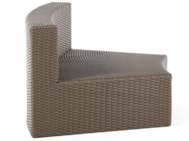 Severo Garden Lounge Set with Table 9 Seater PE Rattan Brown