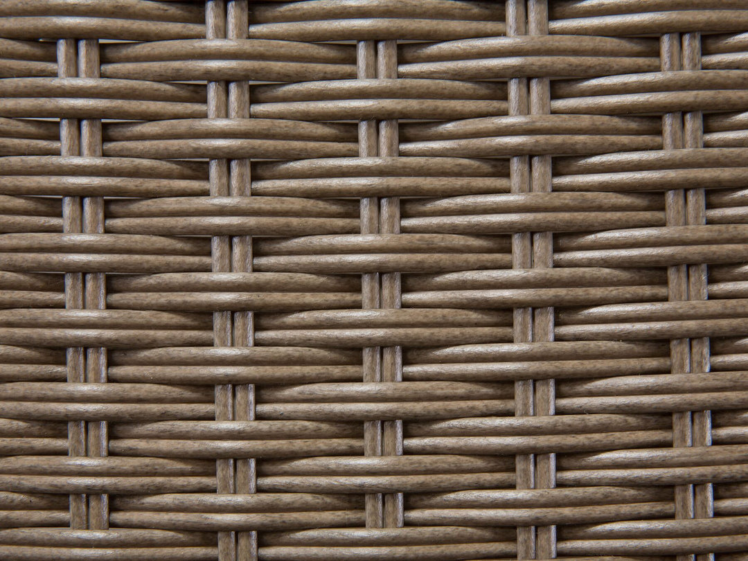 Severo Garden Lounge Set with Table 9 Seater PE Rattan Brown