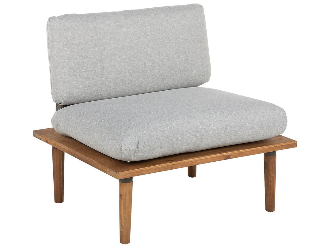 Frascati Garden Lounge Set with Table 4 Seater Certified Acacia Wood Light Grey