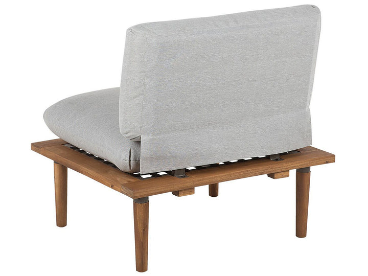 Frascati Garden Lounge Set with Table 4 Seater Certified Acacia Wood Light Grey