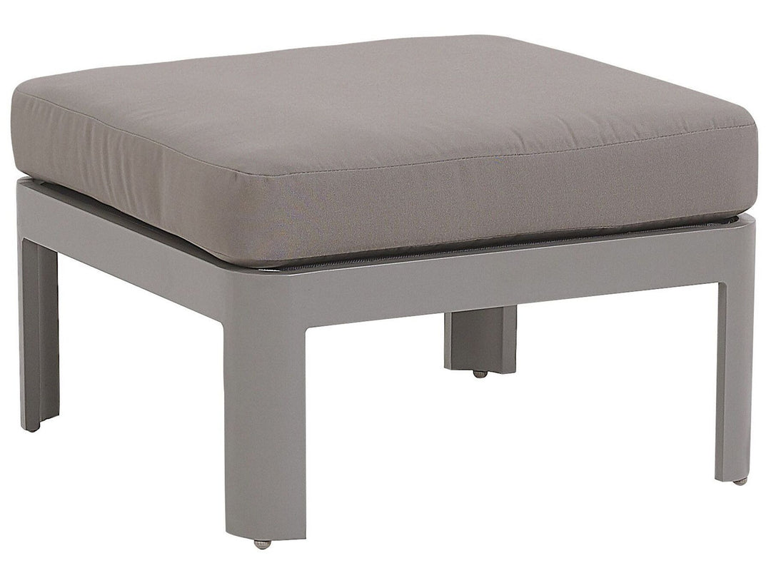 Ferentino Garden Corner Sofa with Ottoman 5 Seater Metal Grey