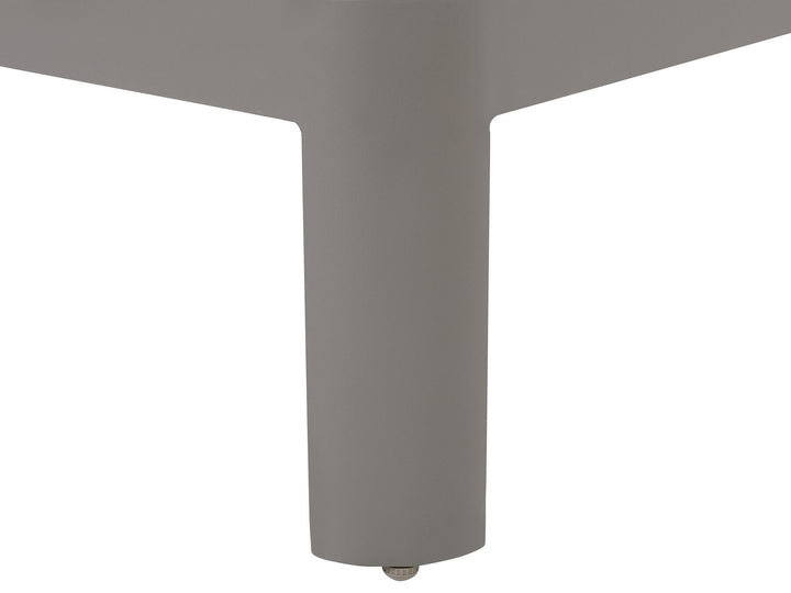 Ferentino Garden Corner Sofa with Ottoman 5 Seater Metal Grey