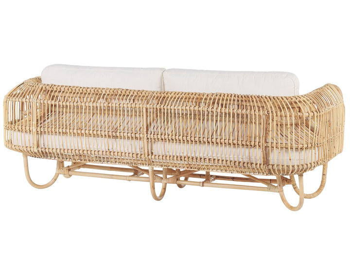 Dolcedo/Limni Garden Lounge Set with Table 5 Seater Rattan Beige