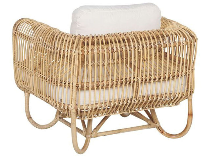 Dolcedo/Limni Garden Lounge Set with Table 5 Seater Rattan Beige