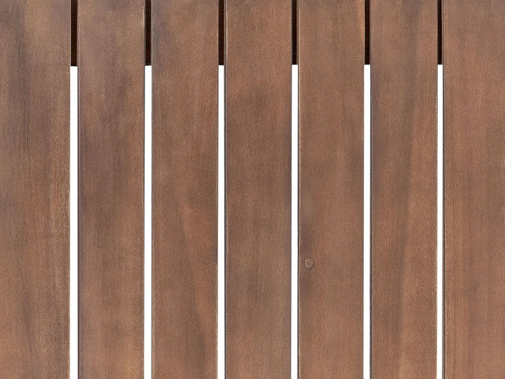 Timor Garden Lounge Set with Table 4 Seater Certified Acacia Wood Dark Brown