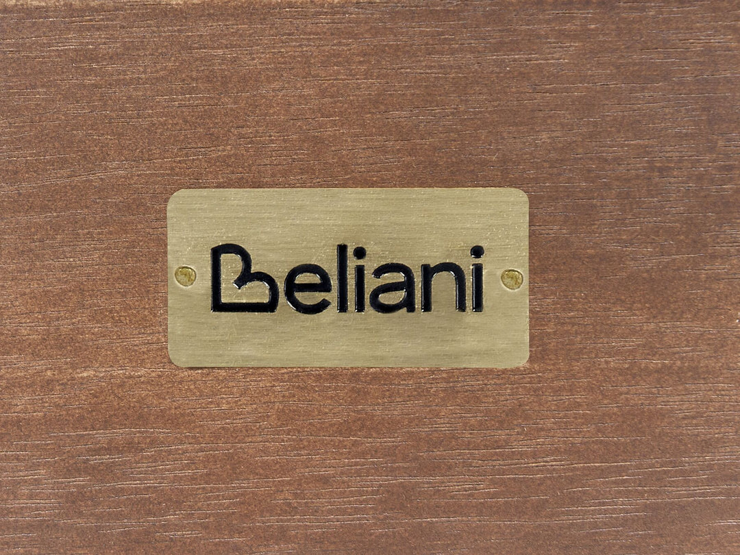 Timor Garden Lounge Set with Table 4 Seater Certified Acacia Wood Dark Brown