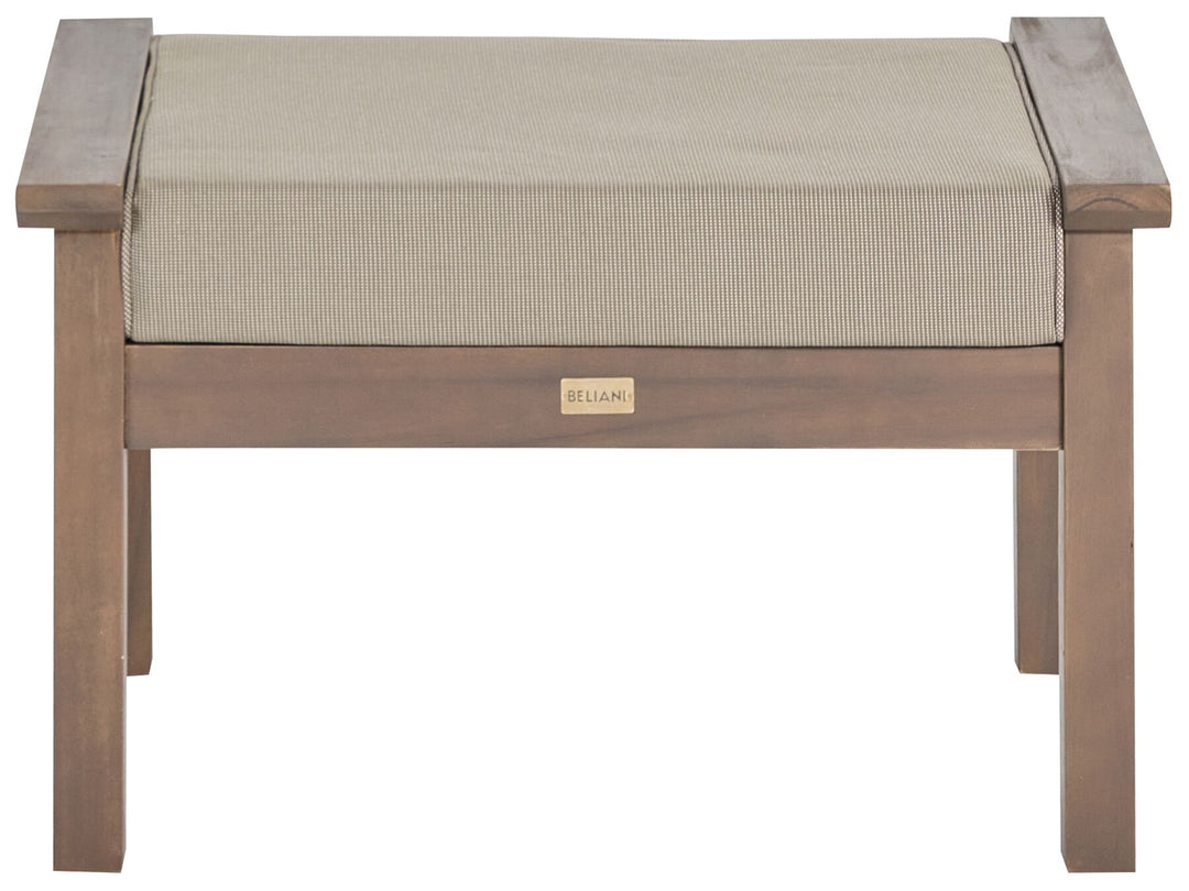 Manila Garden Lounge Set with Table 4 Seater Acacia Wood Dark Brown