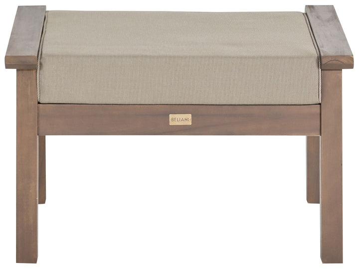 Manila Garden Lounge Set with Table 4 Seater Acacia Wood Dark Brown