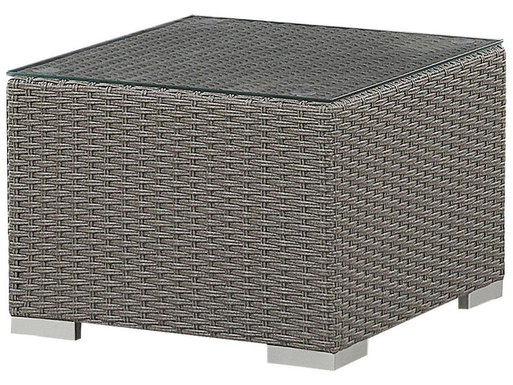 Maestro Pe Garden Lounge Set with Table 8 Seater Modular Rattan Taupe