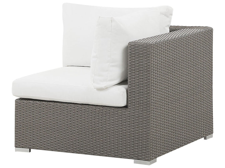 Maestro Pe Garden Lounge Set with Table 8 Seater Modular Rattan Taupe