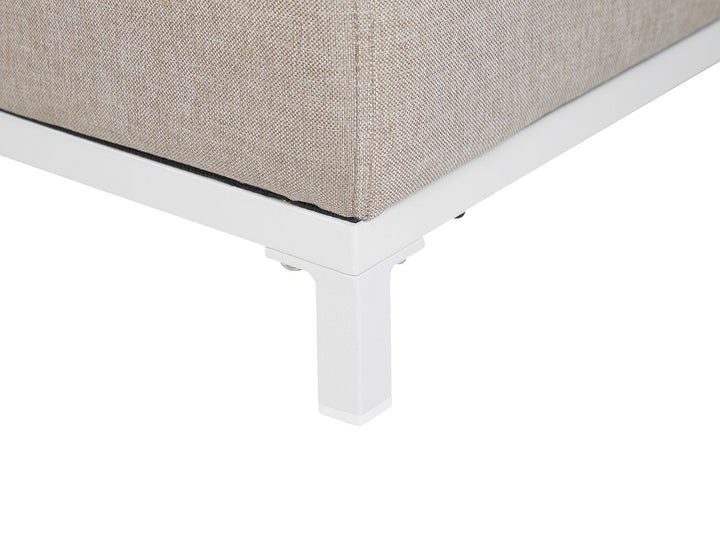 Rovigo Garden Lounge Set with Table 5 Seater Beige