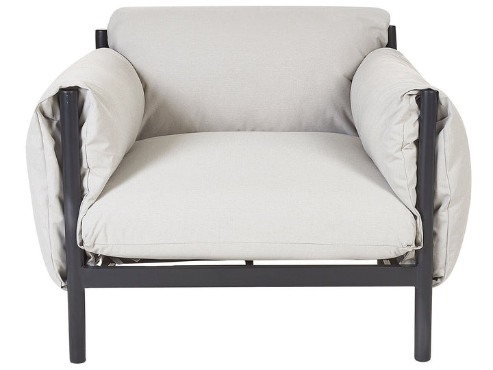 Esperia Garden Sofa Set 4 Seater Metal Grey