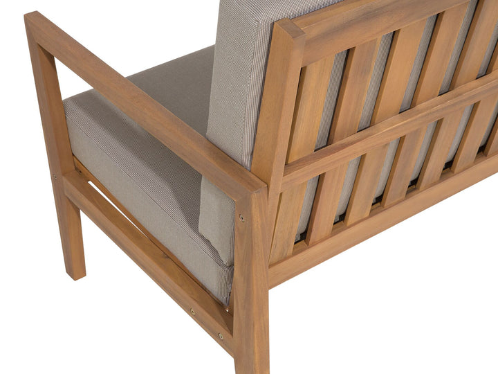 Pataja Garden Lounge Set with Table 7 Seater Certified Acacia Wood Light Brown