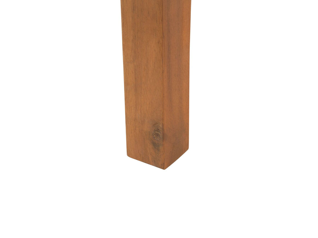 Manila Garden Lounge Set with Table 4 Seater Certified Acacia Wood Light Brown
