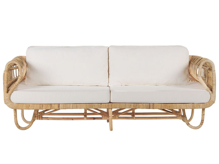 Dolcedo Garden Sofa Set 4 Seater Rattan Beige