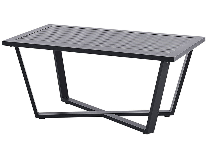 Delia Garden Lounge Set with Table 4 Seater Metal Grey