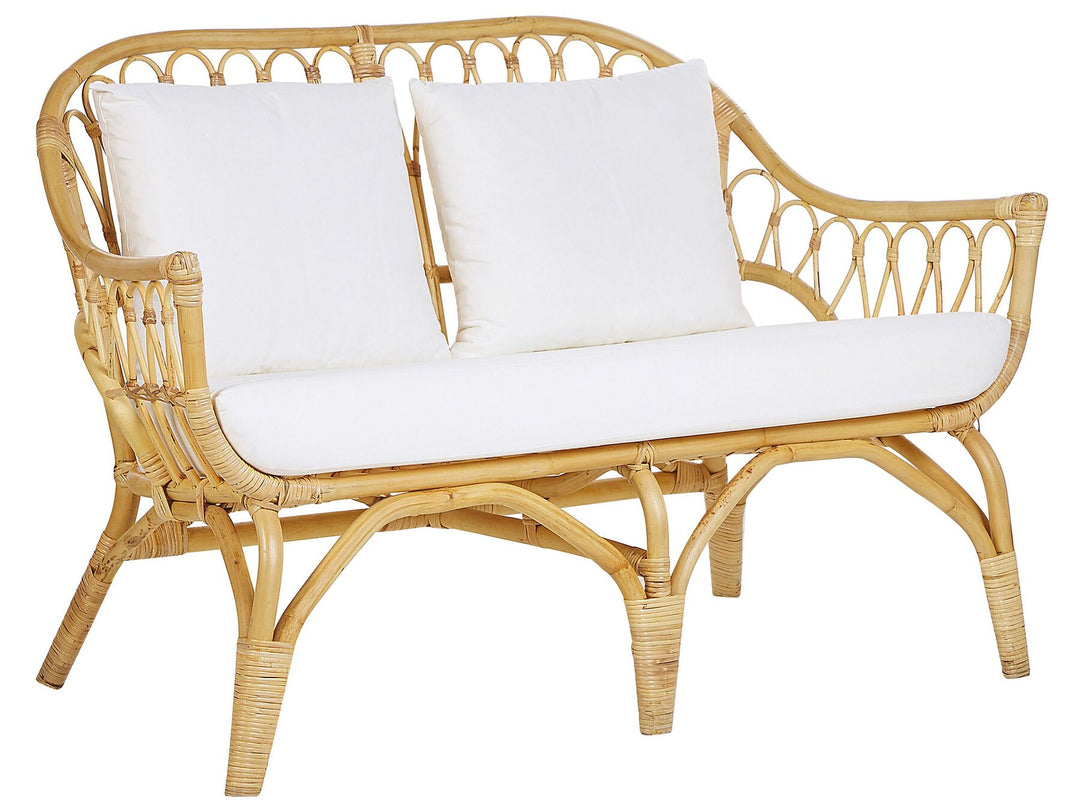 Sibari Garden Lounge Set with Table 4 Seater Rattan Natural