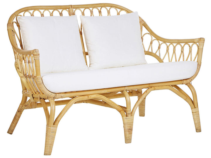 Sibari Garden Lounge Set with Table 4 Seater Rattan Natural
