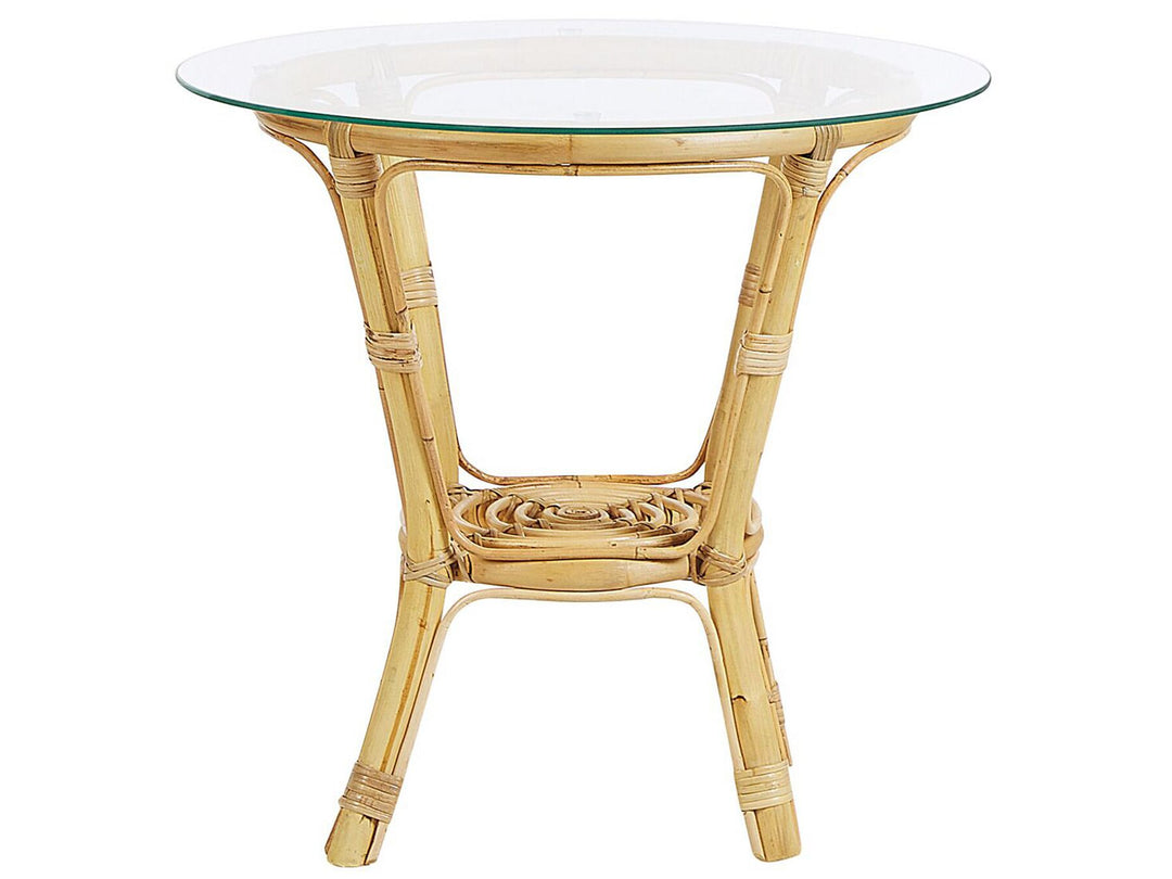 Sibari Garden Lounge Set with Table 4 Seater Rattan Natural