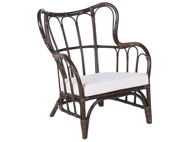 Brindisi Garden Lounge Set with Table 4 Seater Rattan Dark Brown