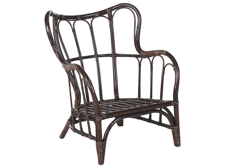 Brindisi Garden Lounge Set with Table 4 Seater Rattan Dark Brown