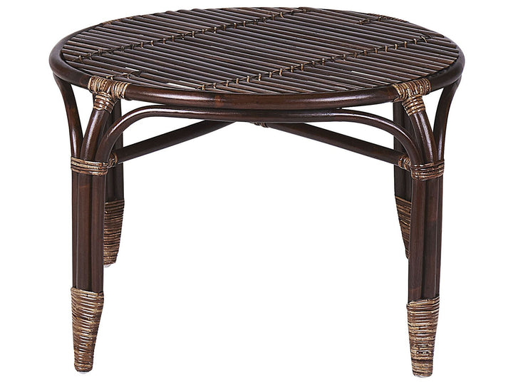 Brindisi Garden Lounge Set with Table 4 Seater Rattan Dark Brown