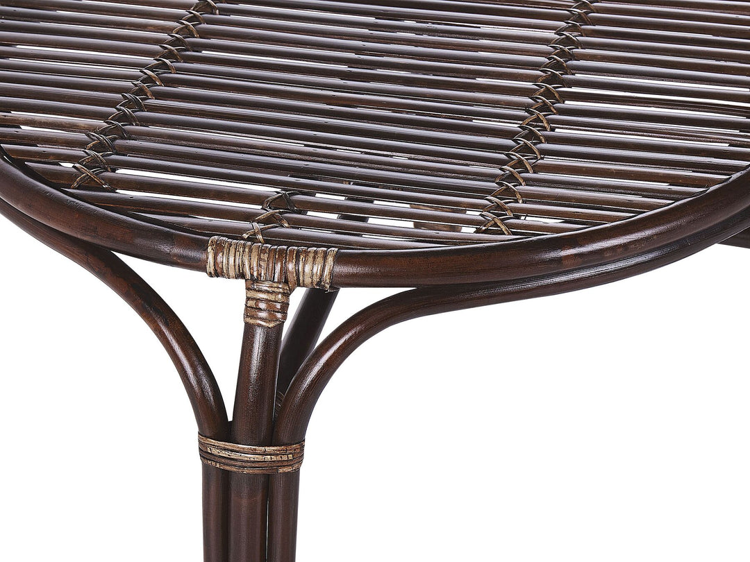 Brindisi Garden Lounge Set with Table 4 Seater Rattan Dark Brown
