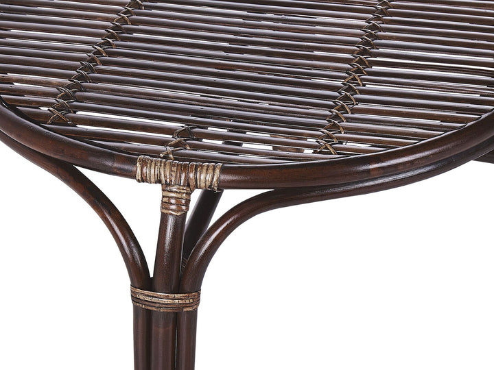 Brindisi Garden Lounge Set with Table 4 Seater Rattan Dark Brown