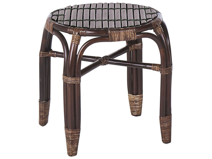 Brindisi Garden Lounge Set with Table 4 Seater Rattan Dark Brown