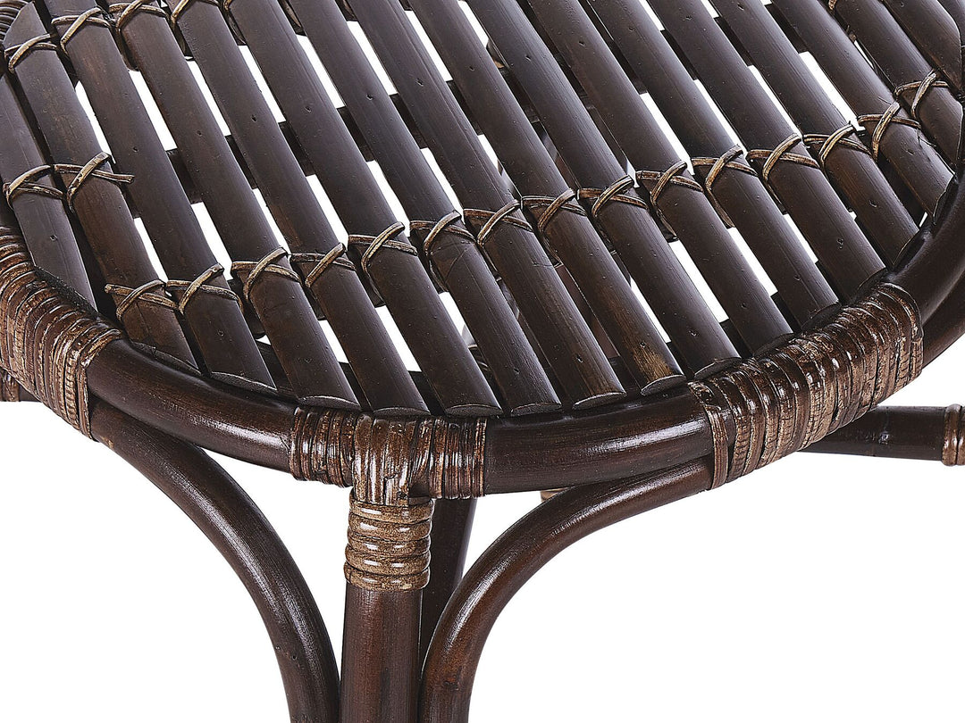 Brindisi Garden Lounge Set with Table 4 Seater Rattan Dark Brown