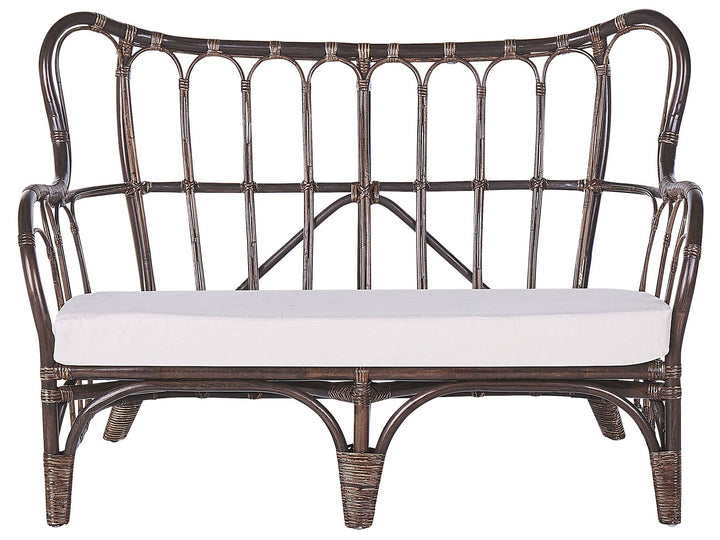 Brindisi Garden Lounge Set with Table 4 Seater Rattan Dark Brown