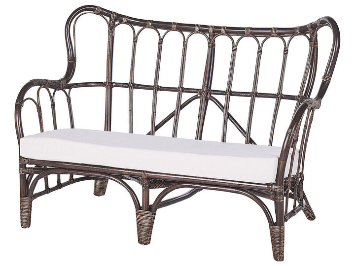 Brindisi Garden Lounge Set with Table 4 Seater Rattan Dark Brown